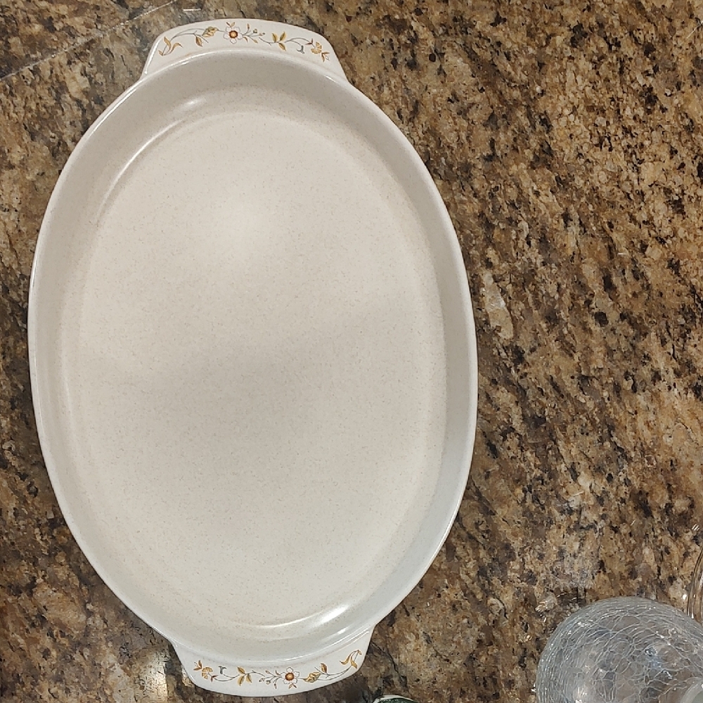 Oval Lennox Platter Merriment Design